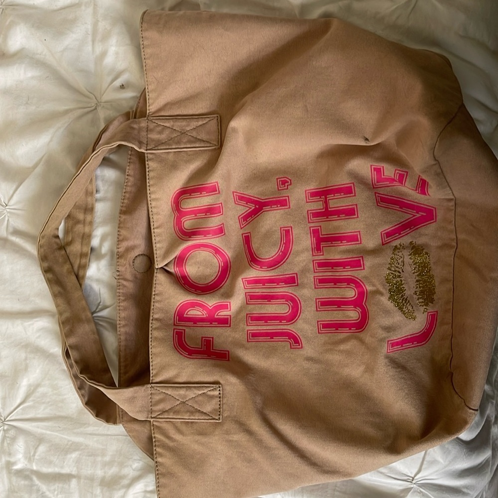 Mauve pink Juicy Couture tote